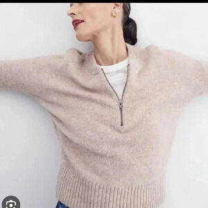 - Madewell super soft half zip sweater